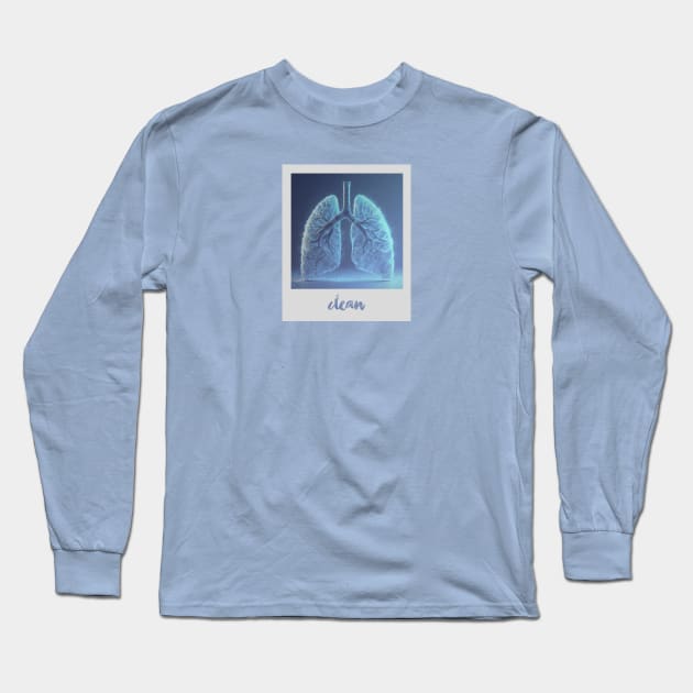 clean aesthetic Long Sleeve T-Shirt by sadieillust